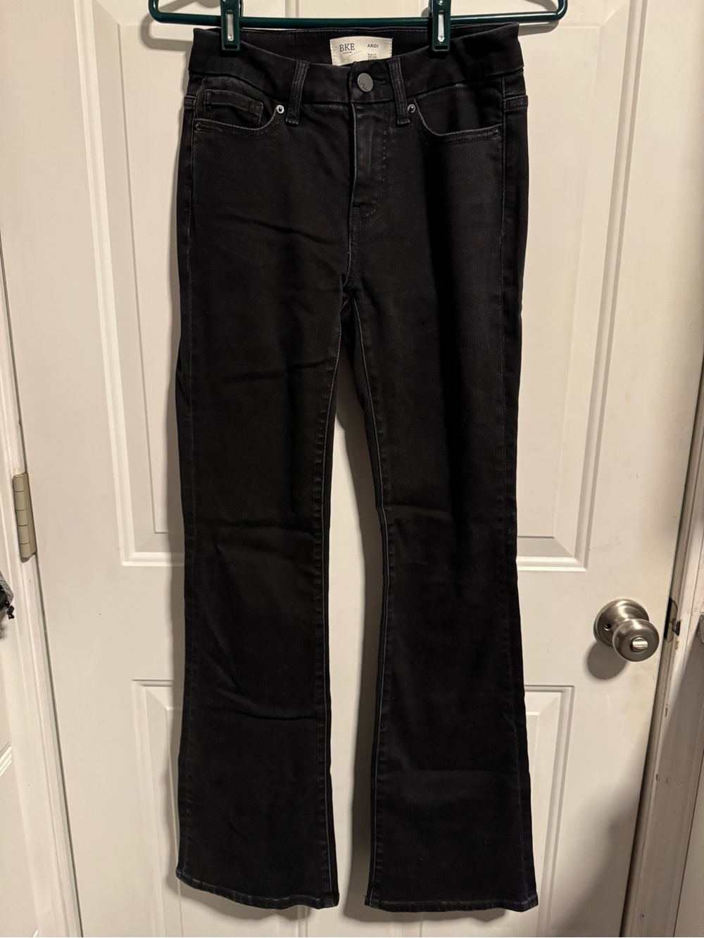 BKE Black Flare Wide-Leg Jeans
